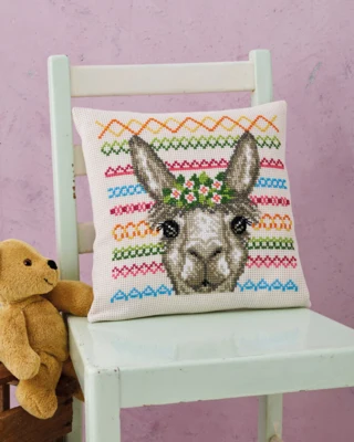 Kit Ricamo Alpaca 30 x 30 cm
