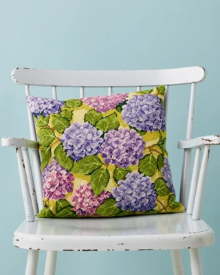 Kit per ricamo Ortensia 39 x 39 cm