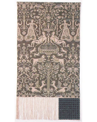 Kit per ricamo Beidewand blu 85 x 147 cm