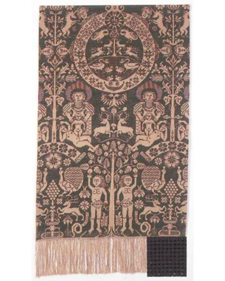 Kit da Ricamo Beidewand verde scuro 82 x 146 cm