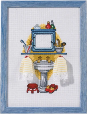 Kit da Ricamo Lavanderia 20 x 28 cm R5386
