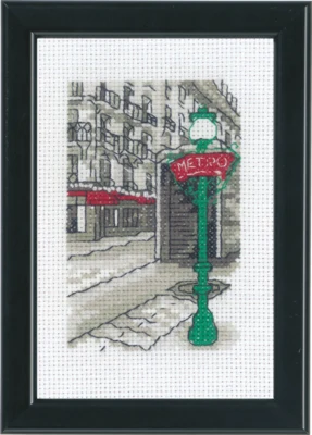 Kit Ricamo Parigi 10 x 15 cm