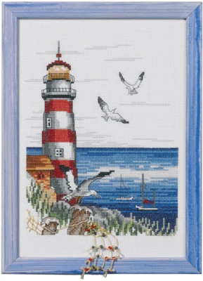 Kit Ricamo Faro 20 x 28 cm