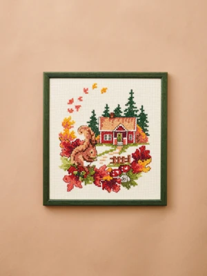 Kit per Ricamo Raccolto 20 x 29 cm