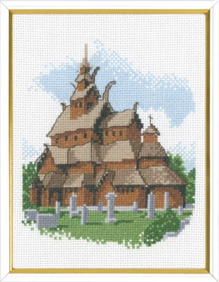 Kit Ricamo Stave Church R5611 17 x 22 cm