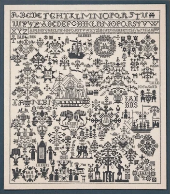 Kit Ricamo Sampler 65 x 72 cm