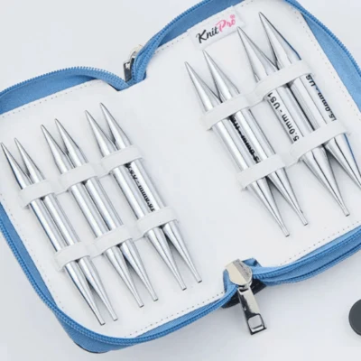 KnitPro Nova Metal Set di Ferri Circolari Componibili Chunky