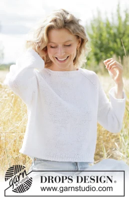 267-25 Summer Living Sweater by DROPS Design