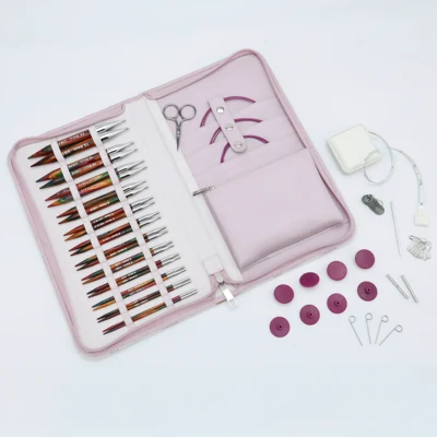 KnitPro Symfonie 2 Set di Ferri Circolari Componibili, Grande, 13 cm