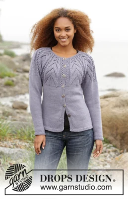 171-11 Cardigan Magic Web di DROPS Design