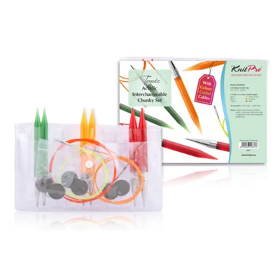 Set di spilli tondi intercambiabili KnitPro Trendz XL