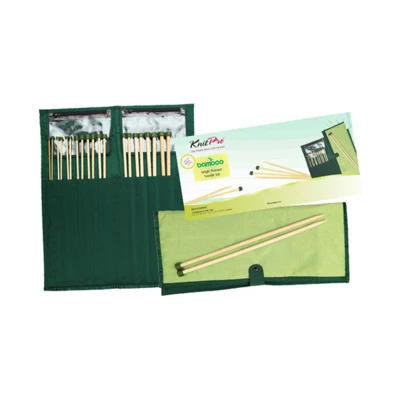 KnitPro BAMBOO Set di Ferri Jumper 25 cm