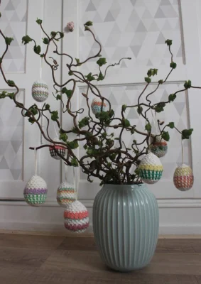 Uova di Pasqua all'uncinetto
