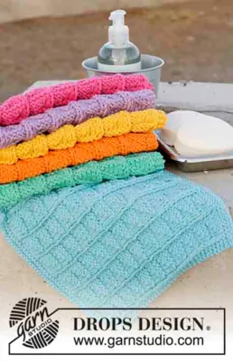 189-12 Waffle arcobaleno di DROPS Design
