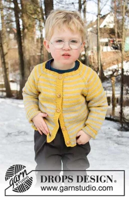 Giacca a righe 32-14 Sunny Day di DROPS Design