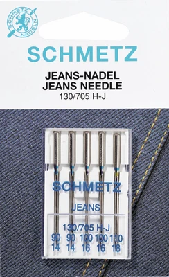 Schmetz Symaskinenåle Jeans, 5 stk