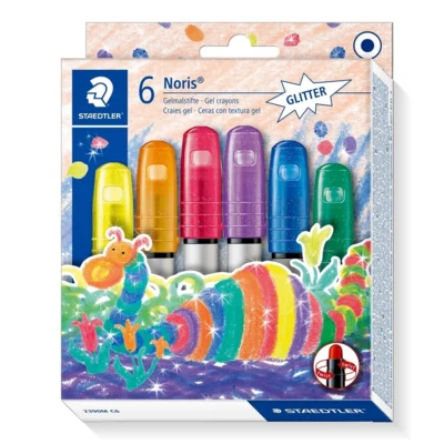 STAEDTLER Noris Club Gel colori glitter, 6 pz