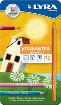 Lyra Youngster Farveblyanter, 12 stk