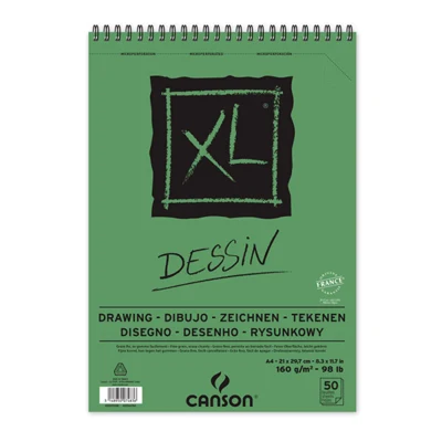 XL Dessin A4 Skitsepapirsblok