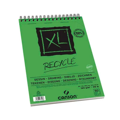 XL Recyclé A4 Skitsepapirsblok