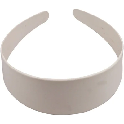 Hårbøjle Plast Hvid, 48 mm