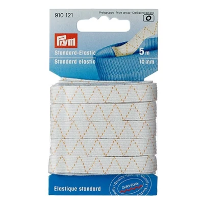 Prym Elastik Hvid, 10 mm