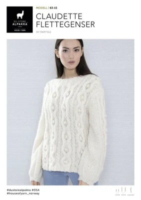 DSA63-15 Maglione intrecciato Claudette