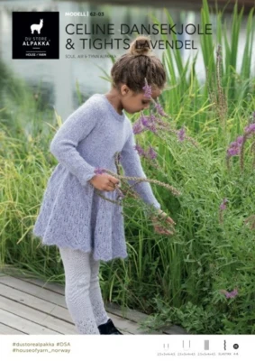 DSA62-03 Abito da ballo e collant Celine - Lavanda