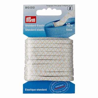Prym Elastik Hvid 5 mm x 10 m