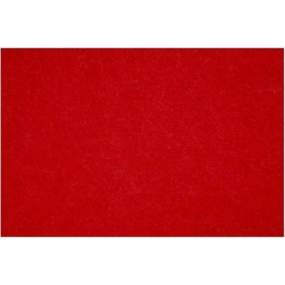 Feltro hobby, Foglio 42x60 cm, 3 mm, 1 foglio Natale rosso