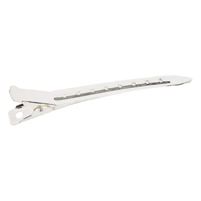 Hårklemme Forsølvet 9 cm, 10 stk