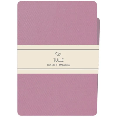 Go Handmade Tyl, 60 x 160 cm Pink