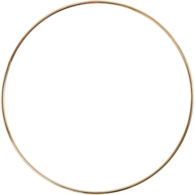 Metalring, Guld, 3 mm, 1 stk 20 cm