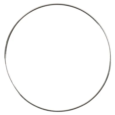 Metalring Sølv 7 cm, 10 stk