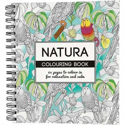 Malebog Natura 19.5 x 23 cm, 64 sider
