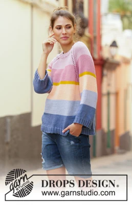 201-33 Maglione Sonora Sunrise di DROPS Design