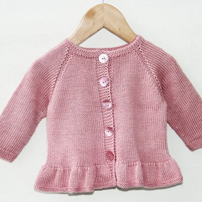 Vai a balza cardigan fatto a mano