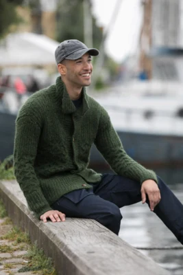 DG390-12 Martin Cardigan Verde