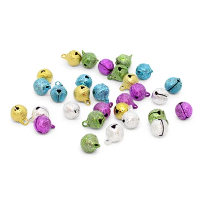 HobbyArts Bjælder Metallisk pastel 10 mm, 30 stk