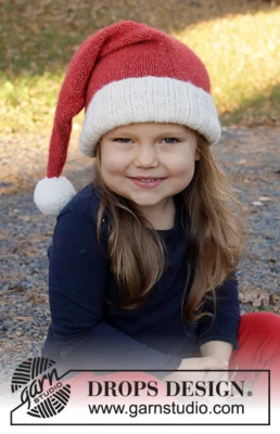 32-21 Cappello da Babbo Natale assonnato di DROPS Design