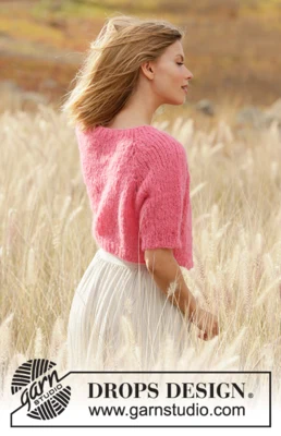 212-24 Sweet Melody Cardigan by DROPS Design