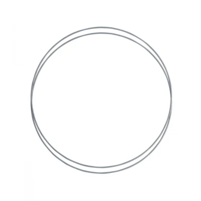 Metalring Grå/blå 2 stk