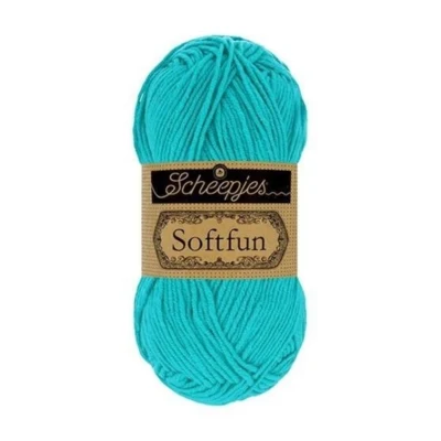 Scheepjes Softfun 2423 Bright turquoise