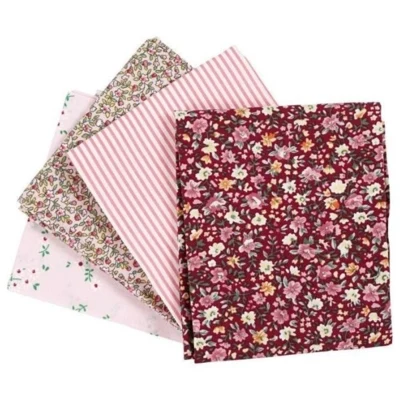 Tessuto patchwork, 100g Rosa