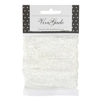 Dekorationsbånd glitter