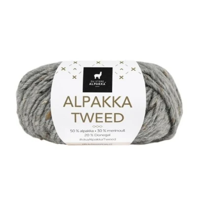 Du Store Alpakka Tweed 101 Grigio