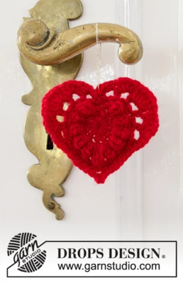 0-1447 Cuore appeso di DROPS Design