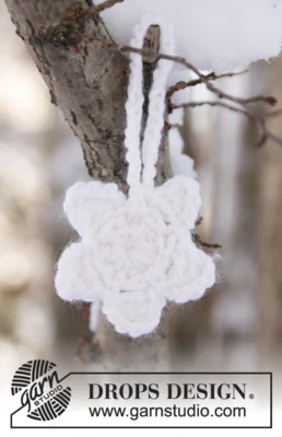 0-807 Ciondolo neve di DROPS Design