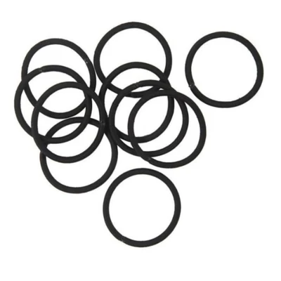 Hårelastikker, 45 mm, Sort, 10 stk.