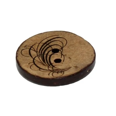 Du Store Alpakka Kokosknap, 30 mm